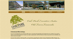 Desktop Screenshot of oakparkexecutivesuites.com